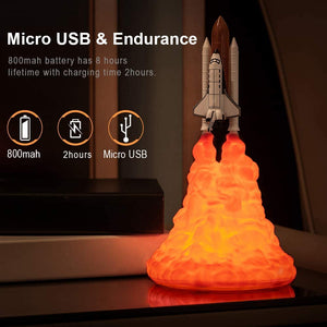 SPACELED | Space Shuttle Lamp