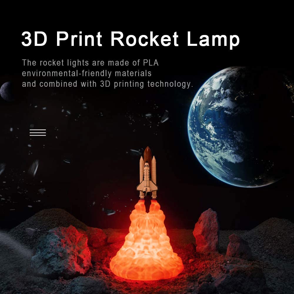 SPACELED | Space Shuttle Lamp