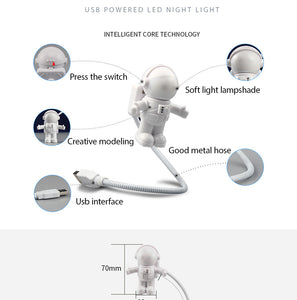 SPACELED | Astronaut USB Table Lamp