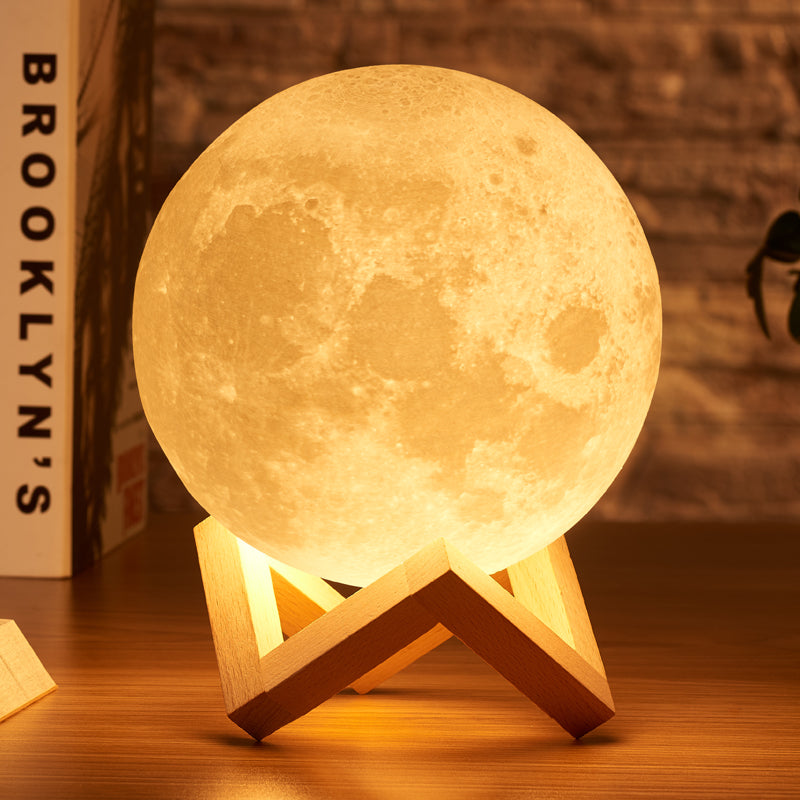 SPACELED | 3D Moon Lamp Print